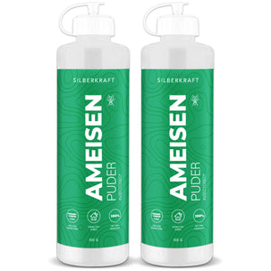 Ameisen-frei Pulver – Ameisenmittel für Innen & Außen – 100% Kieselgur – Alternative zu Ameisenköder und Ameisenspray - Silberkraft