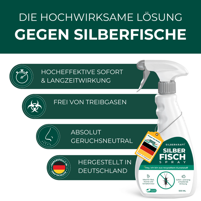 Silberfisch Spray 500ml inkl. E-Book