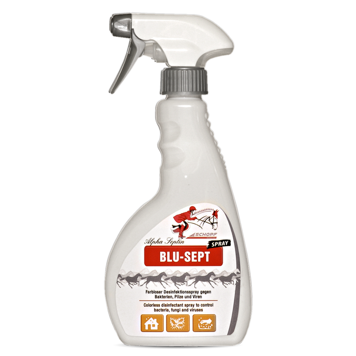 Effektives farbloses Desinfektionsspray für Pferdestallhygiene