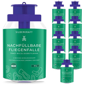 Nachfüllbare Fliegenfalle - Silberkraft