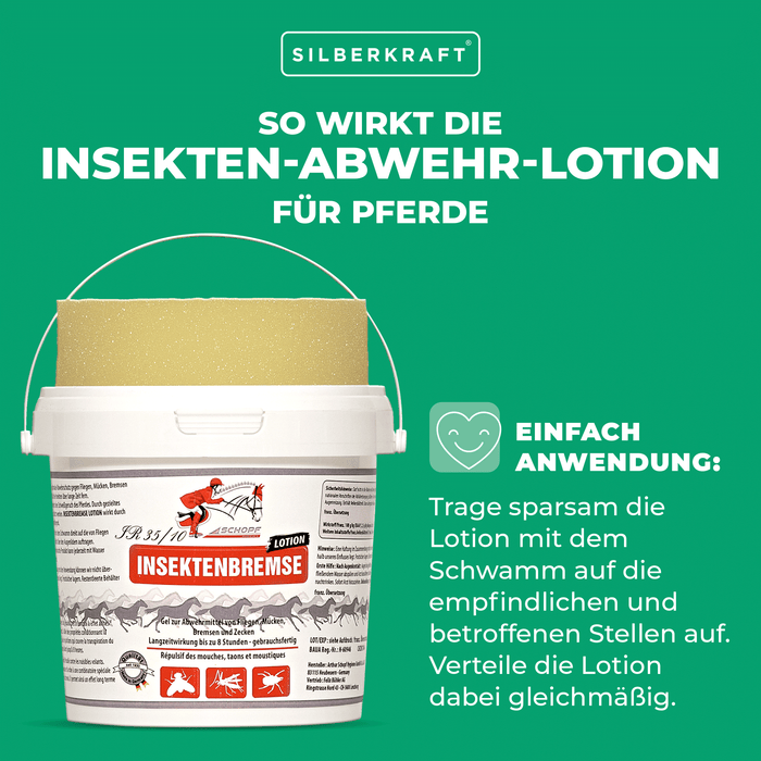 Insekten-Abwehrlotion für Pferde