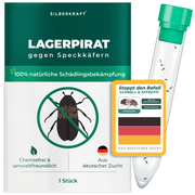 Lagerpirat zur Bekämpfung von Speckkäfern, Teppichkäfer & Vorratsschädlingen Lagerpiraten