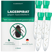 Lagerpirat zur Bekämpfung von Speckkäfern, Teppichkäfer & Vorratsschädlingen Lagerpiraten