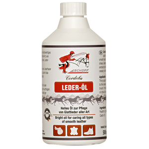Hochwertiges Leder-Öl für Pferdesättel, Zaumzeug und Reiterstiefel - Silberkraft