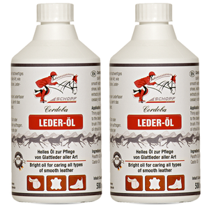 Hochwertiges Leder-Öl für Pferdesättel, Zaumzeug und Reiterstiefel - Silberkraft