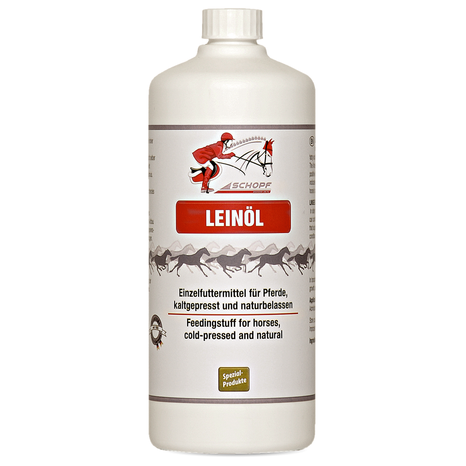 Natürliches Leinöl für Pferde: Hochwertige Omega-3-Ergänzung für glänzendes Fell und optimale Verdauung