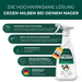 Silberkraft Milbenspray für Kaninchen & Meerschweinchen – hochwirksames Spray gegen Milben bei Nagetieren und in ihrer Umgebung. Bietet schnellen Schutz und Langzeitwirkung dank Geraniol-Formulierung. Fleckenfreie Anwendung auf Schlafplätzen, Käfigen und Verstecken. Wasserbasierte Formel ohne Permethrin mit angenehmem Zitronenduft. Registriert in der eBiomelD-Datenbank der Bundesanstalt für Arbeitsschutz und Arbeitsmedizin. Nachhaltige Verpackung aus recyceltem Plastik. Made in Germany.