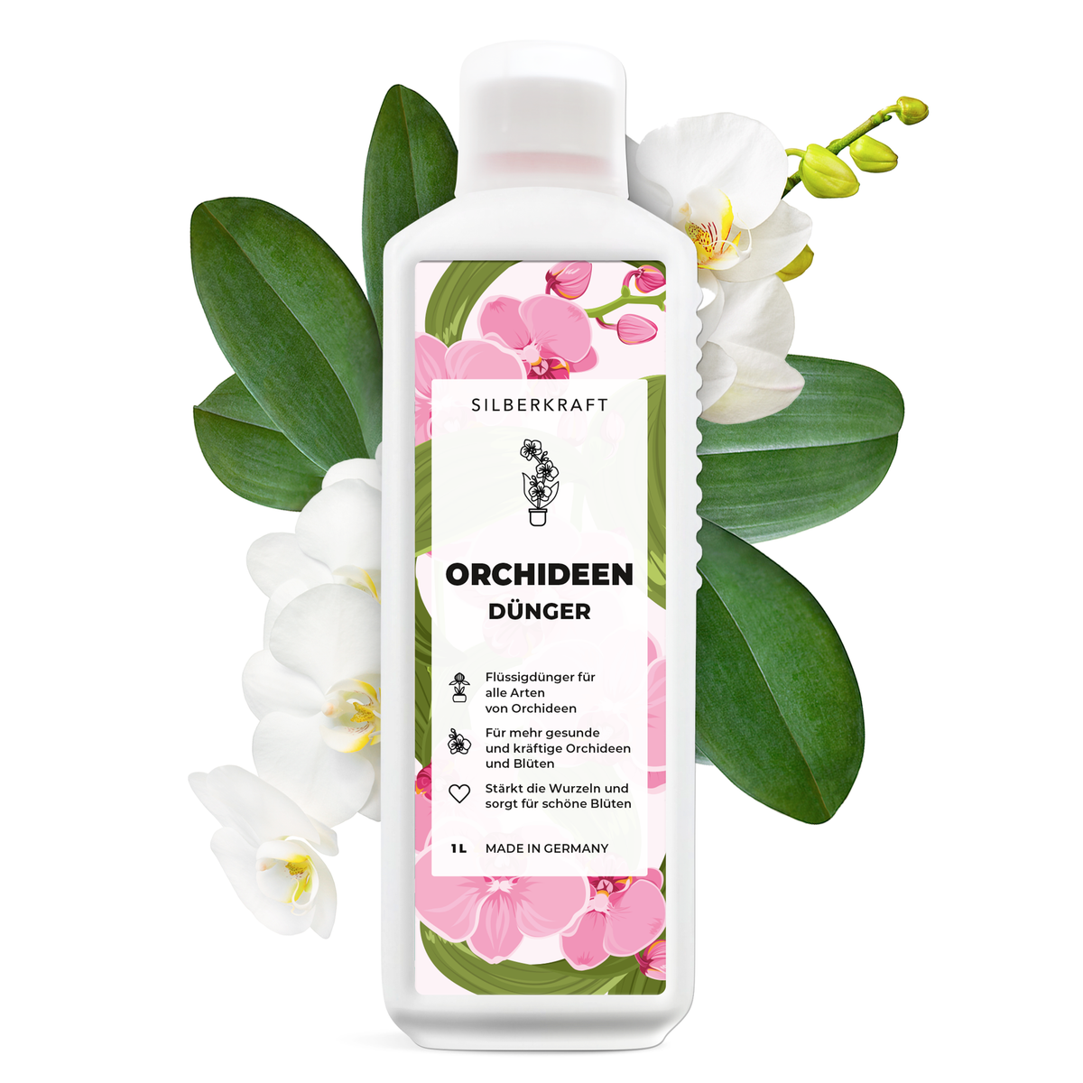 Orchideendünger - Mineralischer NPK Flüssigdünger mit Stickstoff