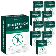 Silberfischfallen Silberfische & Papierfische bekämpfen 10 Stück