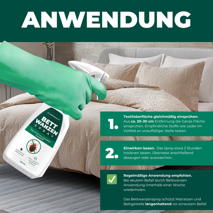 anti bettwanzen schlafsack Anti Bettwanzen Bettwanzenspray ✔️ Mittel gegen Bettwanzen SILBERKRAFT — Silberkraft