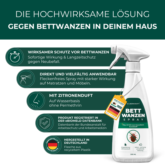 Anti Bettwanzen Spray - Bettwanzenspray