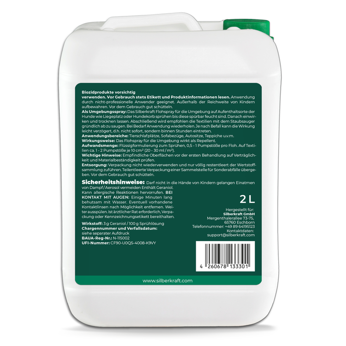 Flohspray für die Umgebung