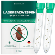 Lagererzwespen gegen Brotkäfer, Tabakkäfer, Kugelkäfer, Messingkäfer