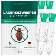 Lagererzwespen gegen Brotkäfer, Tabakkäfer, Kugelkäfer, Messingkäfer