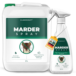 Silberkraft Marderspray 2500ml im praktischen 2er-Set (Kanister + – Effektiver Schutz gegen Marderbefall in Fahrzeugen und Gebäuden. Langanhaltende WirkungSprühflaschen