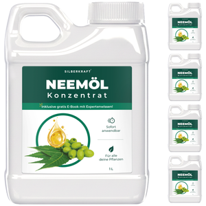 Neemöl mit Emulgator – Pflegendes Neemöl-Konzentrat für Deine Pflanzen - Silberkraft