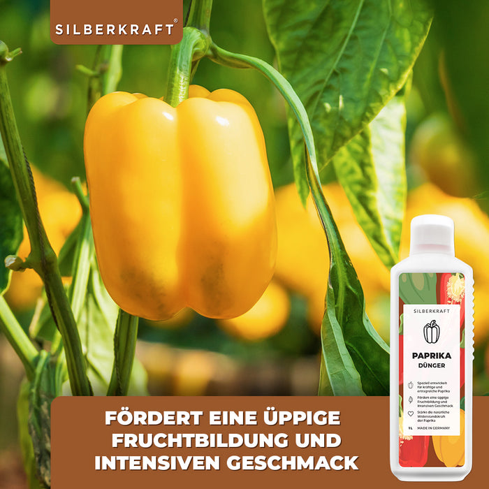 Paprika Dünger - Mineralischer NPK Flüssigdünger mit Stickstoff - Dünger für Paprika - Tomatendünger