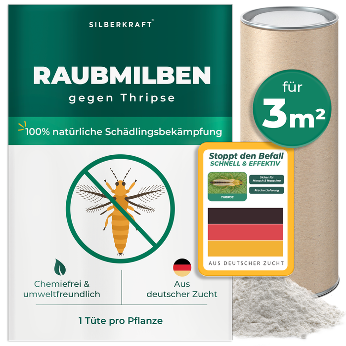 Raubmilben gegen Thripse - Silberkraft