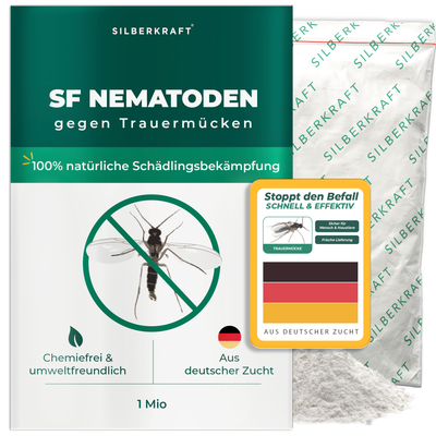 SF Nematoden zur Bekämpfung von Trauermücken für Zimmerpflanzen - Silberkraft