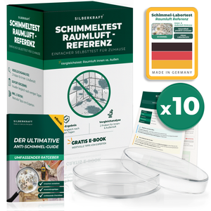 Schimmeltest Raumluft mit Laboranalyse - Silberkraft