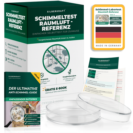 Schimmeltest Raumluft mit Laboranalyse - Silberkraft