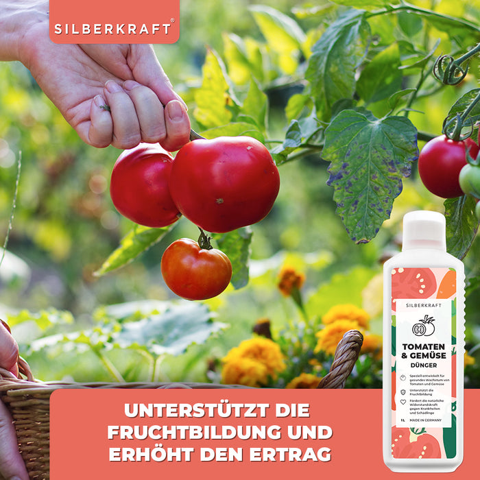 Tomatendünger - Mineralischer NPK Flüssigdünger mit Stickstoff - Dünger für Tomaten - Gemüsedünger