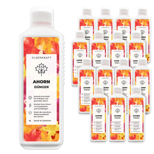 Ahorn Dünger - Mineralischer NPK Flüssigdünger mit Stickstoff - Dünger für Ahornbaum - Fächerahorn düngen - Japanischer Ahorn düngen - Silberkraft