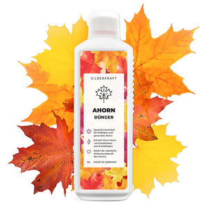 Ahorn Dünger - Mineralischer NPK Flüssigdünger mit Stickstoff - Dünger für Ahornbaum - Fächerahorn düngen - Japanischer Ahorn düngen - Silberkraft