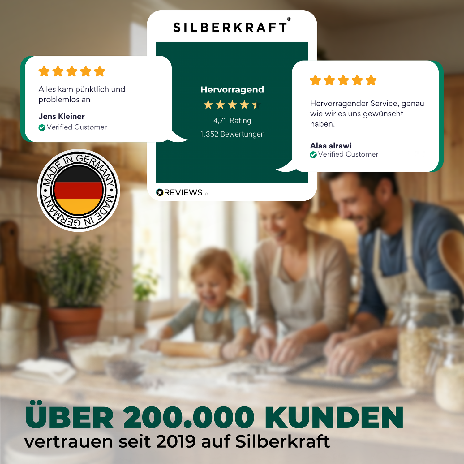 Über 200.000 Kunden vertrauen seit 2019 auf Silberkraft – geprüfte Kundenbewertungen und Schädlingsfallen Made in Germany