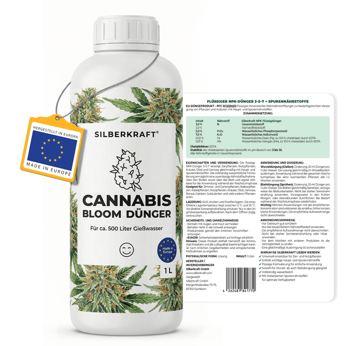 Cannabis Bloom-Dünger - Silberkraft