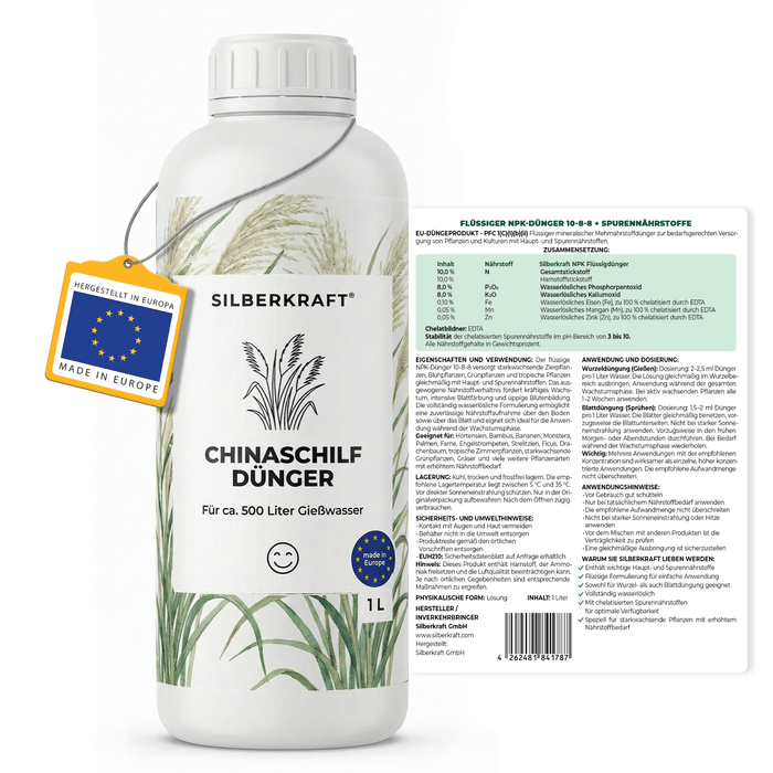 Chinaschilf-Dünger - Silberkraft