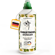 Christrosendünger – Mineralischer NPK Flüssigdünger mit Stickstoff – Dünger für Christrosen (Helleborus) – Winterblüher-Dünger