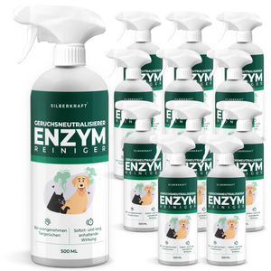 Enzymreiniger Katzen- und Hundeurin sowie Tiergerüche - Silberkraft