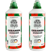 Geraniendünger – Mineralischer NPK Flüssigdünger mit Stickstoff – Dünger für Geranien (Pelargonien) – Balkonpflanzen-Dünger