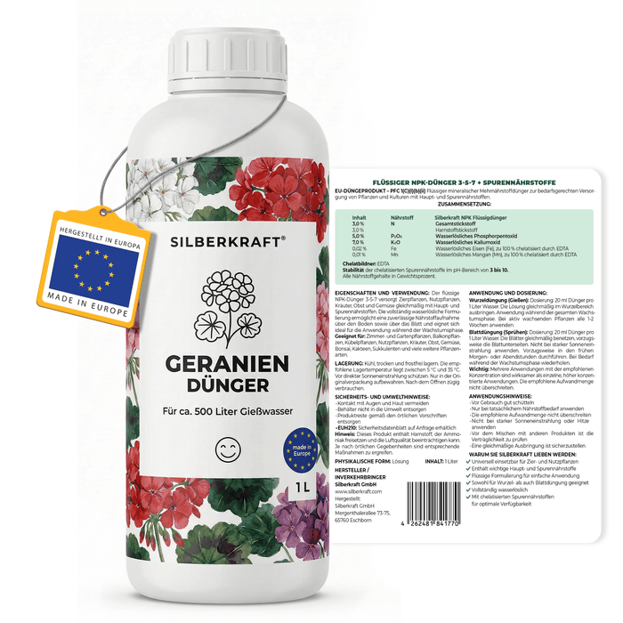 Geraniendünger - Silberkraft