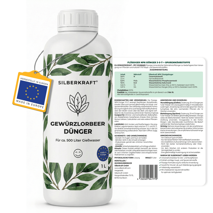 Gewürzlorbeer-Dünger - Silberkraft