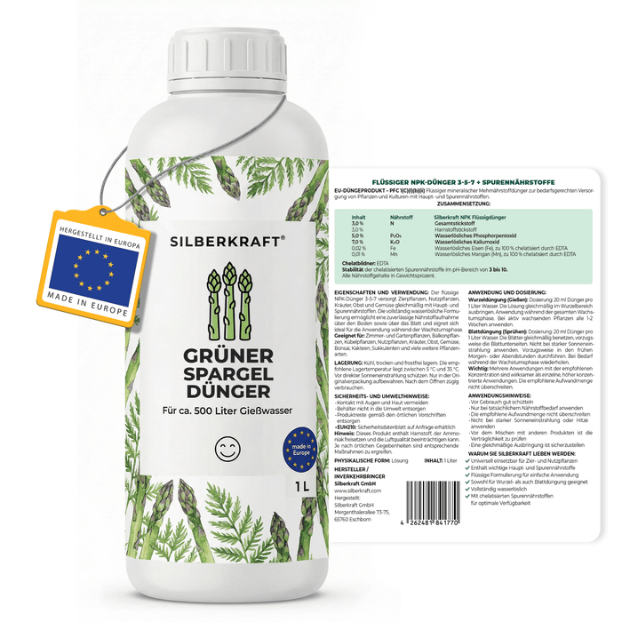 Grüner-Spargel-Dünger - Silberkraft