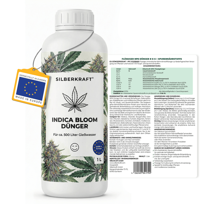 Indica-Bloom-Dünger - Silberkraft