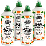 Kübelpflanzendünger – Mineralischer NPK Flüssigdünger mit Stickstoff – Dünger für Kübelpflanzen – Balkon- & Terrassenpflanzen-Dünger