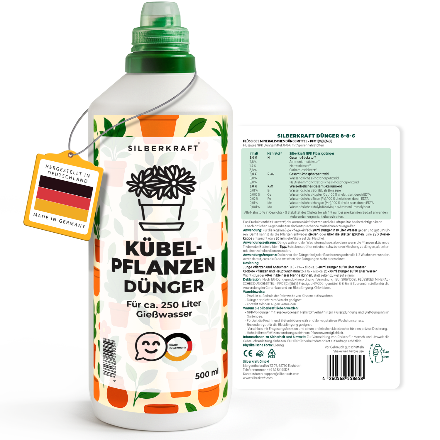 Kübelpflanzendünger 8-8-6