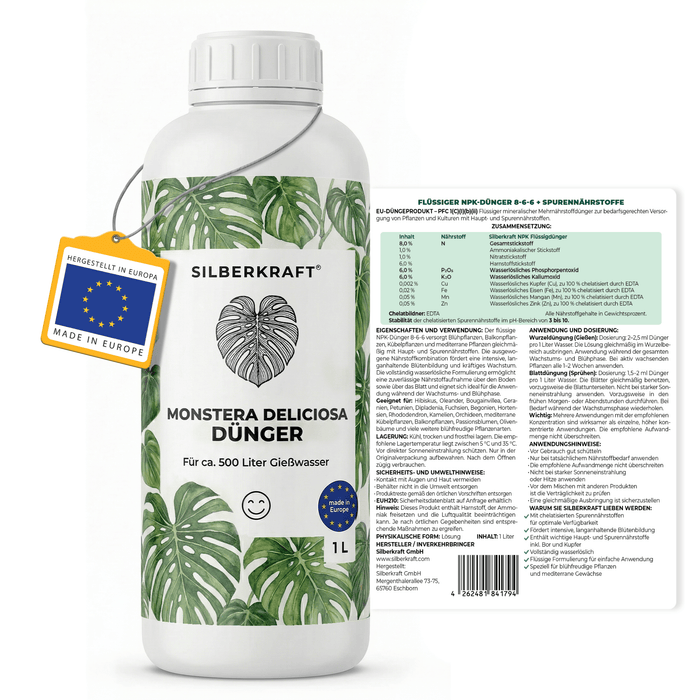 Monstera-Deliciosa-Dünger - Silberkraft