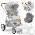 Moskitonetz Kinderwagen & Buggy - universeller Insektenschutz für Babys unterwegs - Feinmaschiges Netz, leicht & reisetauglich