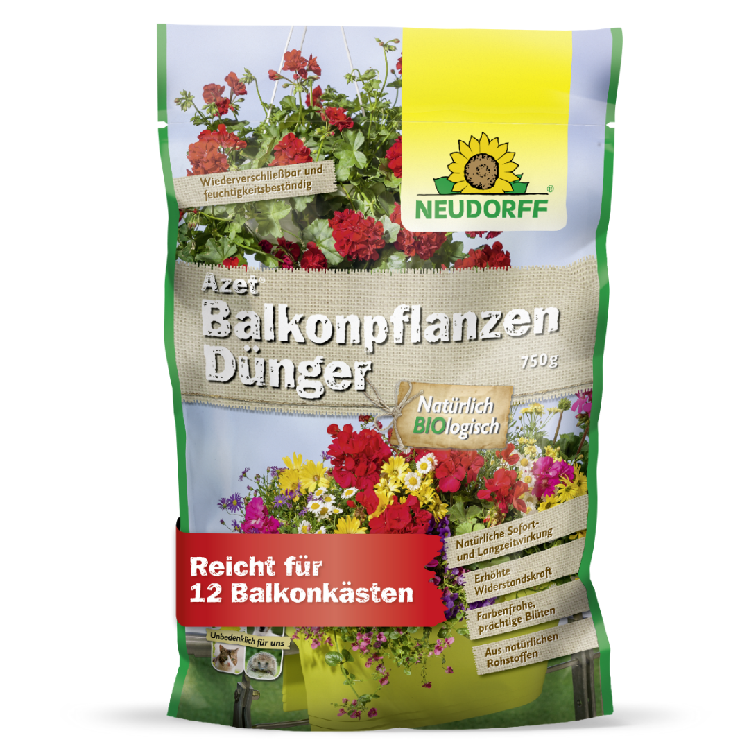 neudorf düngemittel Neudorff Azet Balkonpflanzen Dünger 750g — Silberkraft