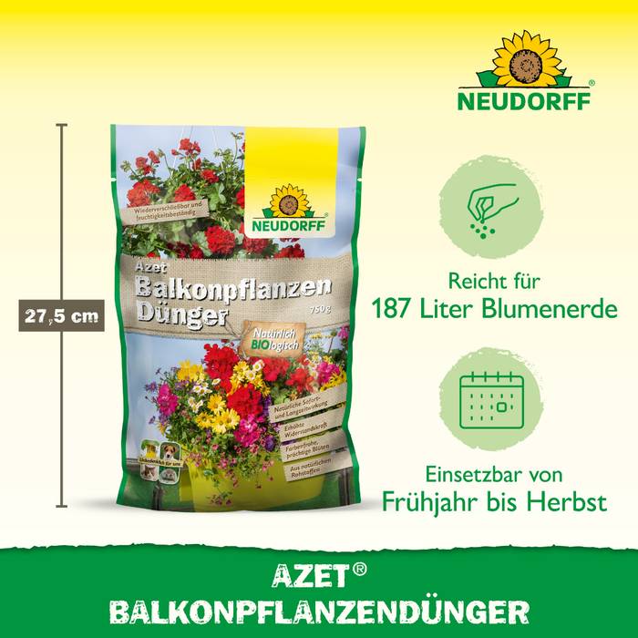 Neudorff Azet Balkonpflanzen Dünger 750g