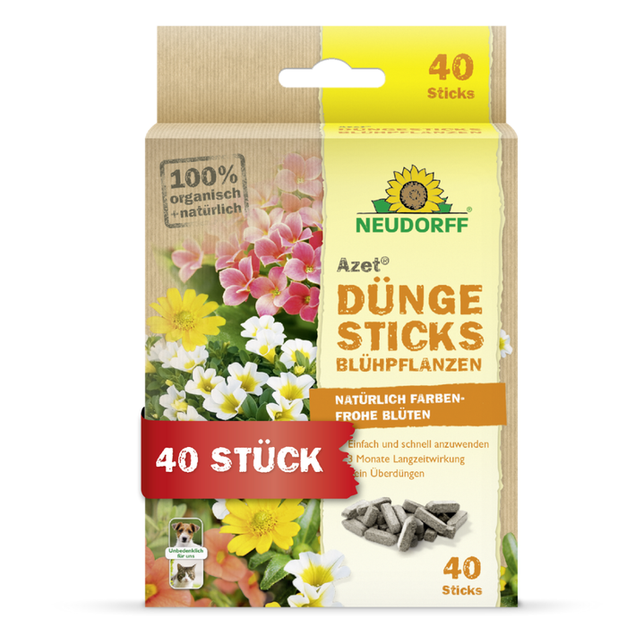 Neudorff Azet DüngeSticks für Blühpflanzen - Silberkraft