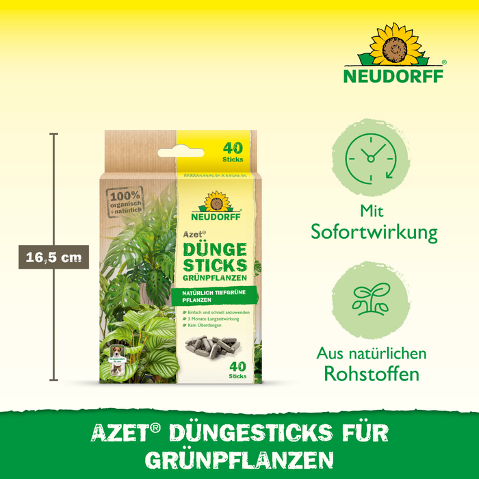 Neudorff Azet DüngeSticks für Grünpflanzen - Silberkraft