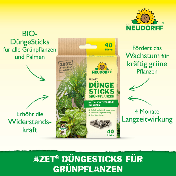 Neudorff Azet DüngeSticks für Grünpflanzen - Silberkraft