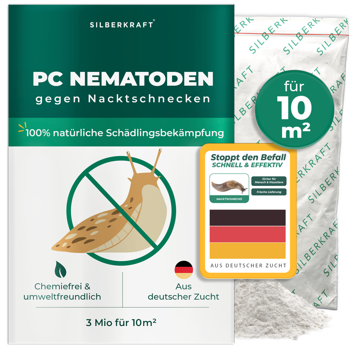 PC Nematoden gegen Nacktschnecken und Schnecken - Silberkraft