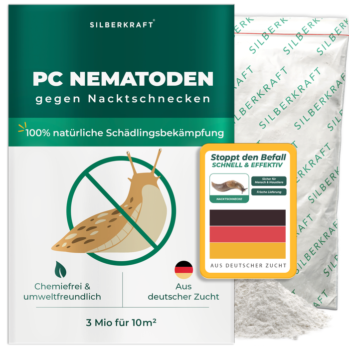 PC Nematoden gegen Nacktschnecken und Schnecken - Silberkraft