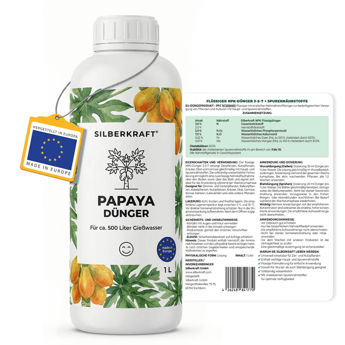 Papaya-Dünger - Silberkraft